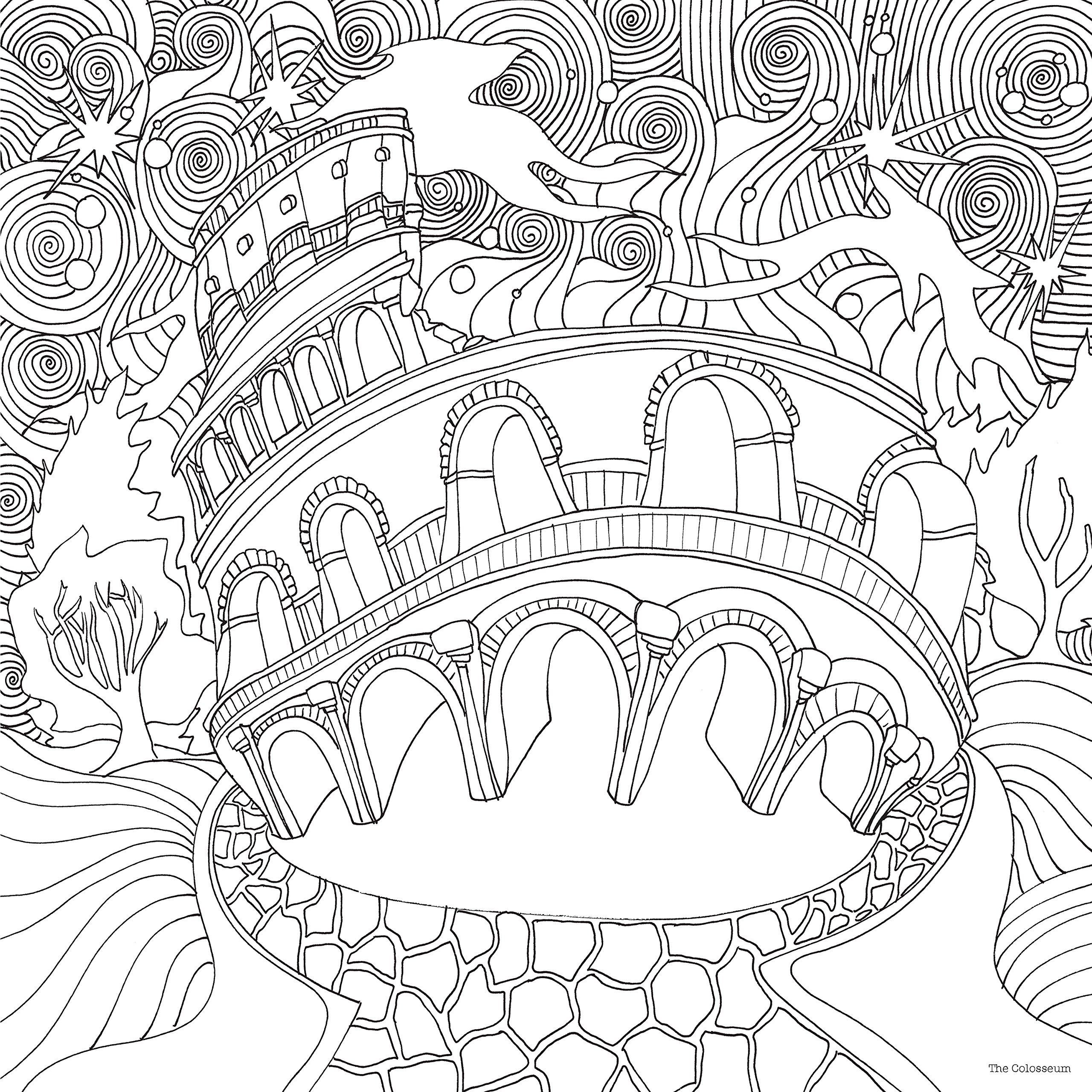 Magical Coloring Pages
 The Magical City A Colouring Book Magical Colouring