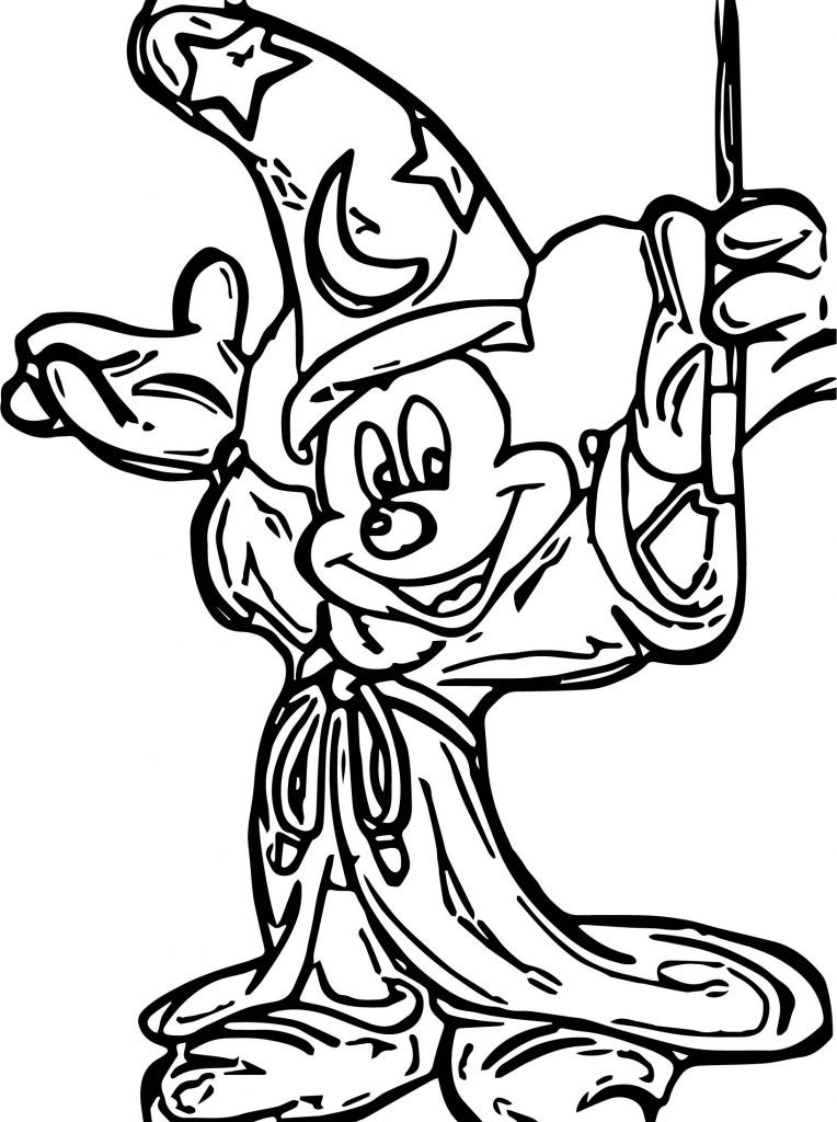 Magical Coloring Pages
 Magic Mickey Mouse Coloring Pages