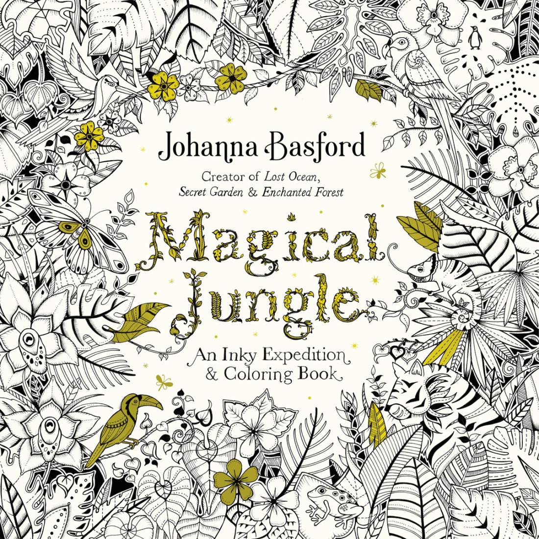 Magical Jungle Coloring Pages
 Adult Coloring News The Coloring Book Club