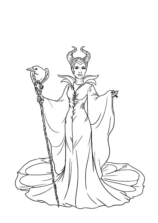 Maleficent Coloring Pages
 Maleficent the Movie Coloring Pages