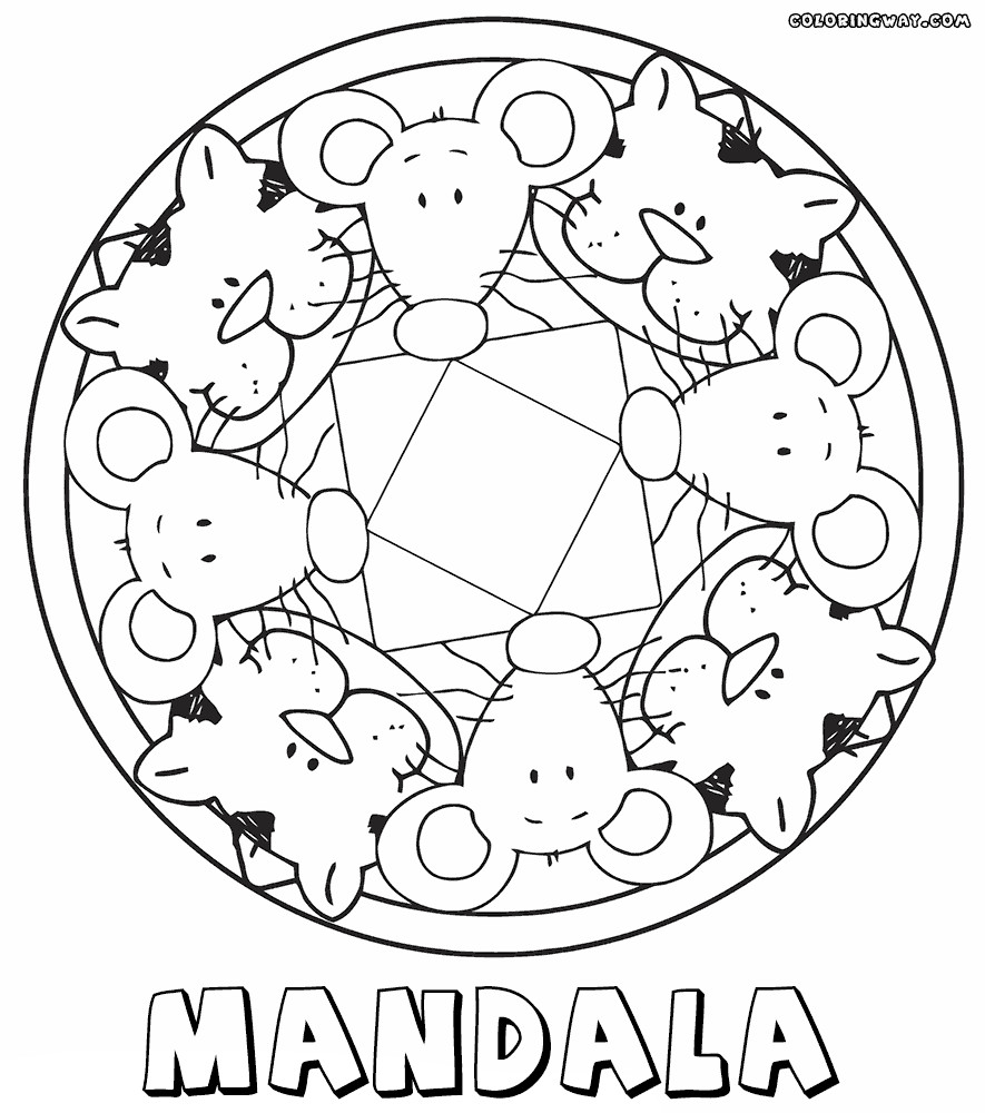 Mandala Coloring Book For Kids
 Mandala coloring pages for kids
