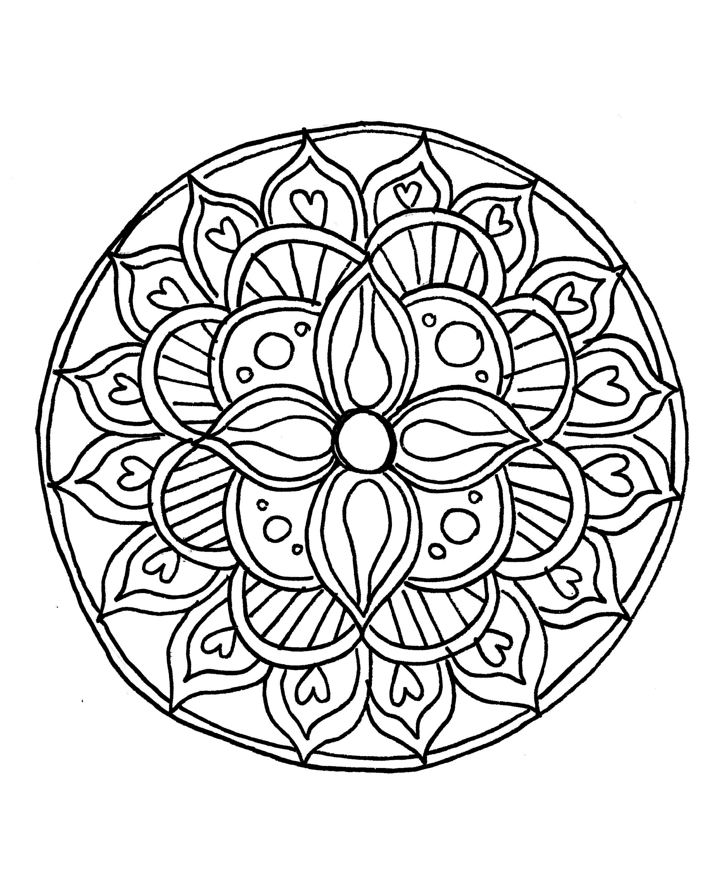 Mandala Coloring Book Pages
 How to Draw a Mandala With FREE Coloring Pages