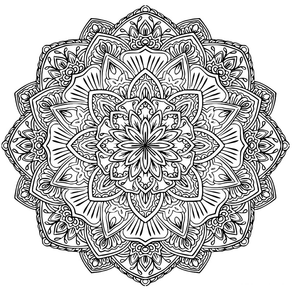 Mandala Coloring Pages Pdf
 Mandala to in pdf 1 M&alas Adult Coloring Pages