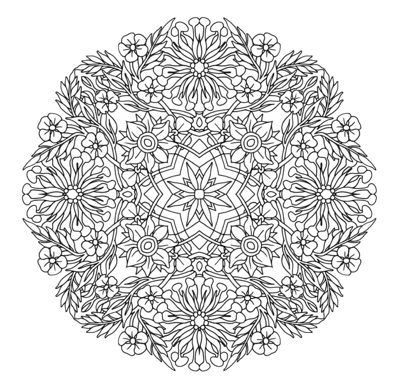 Mandala Coloring Pages Pdf
 Mandala to in pdf 9 M&alas Adult Coloring Pages