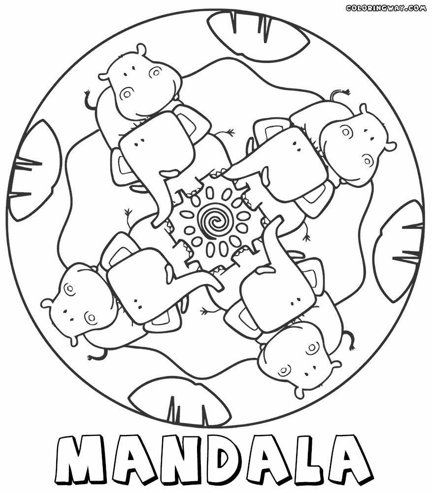 Mandala Coloring Sheets For Boys
 Mandala Colorama Pages For Boys Coloring Pages