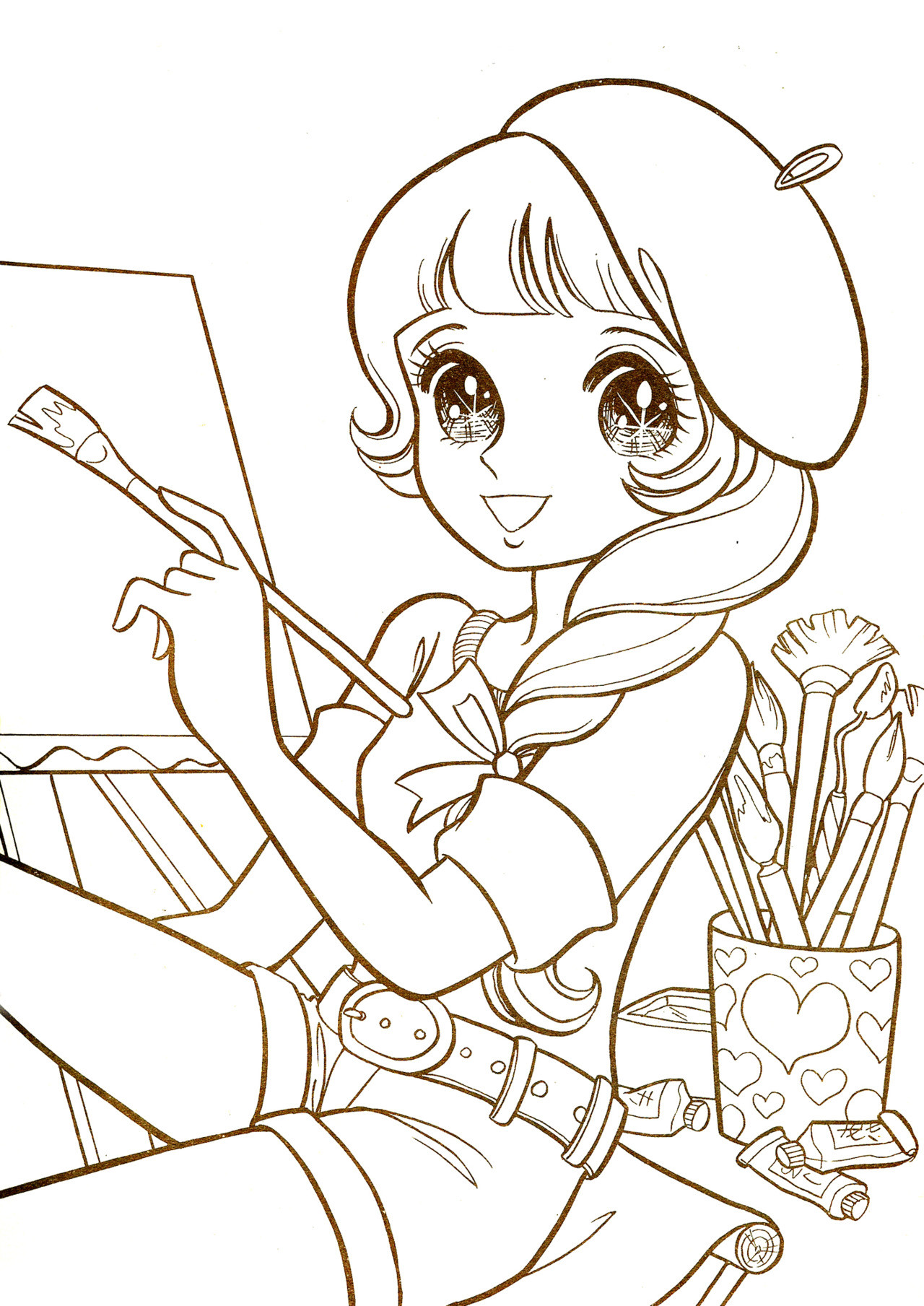 Manga Coloring Pages For Adults
 Kilari Manga Coloring Pages Archives 7376