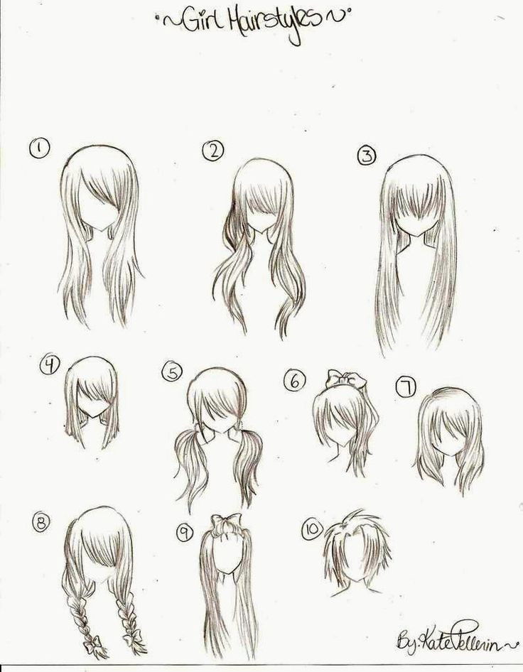 Manga Female Hairstyles
 15 best images about drawing on Pinterest