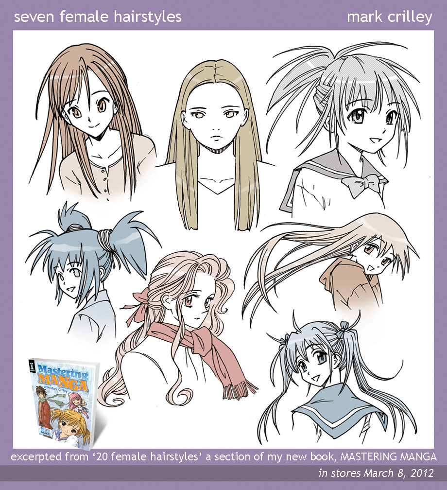 Manga Female Hairstyles
 The gallery for How To Draw Anime Hair Male Curly