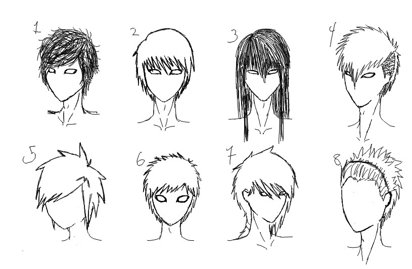 Manga Hairstyles Male
 Male Anime Hairstyles