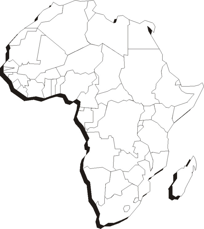 The Best Ideas for Map Coloring Pages for Teens Africa Blank - Best ...