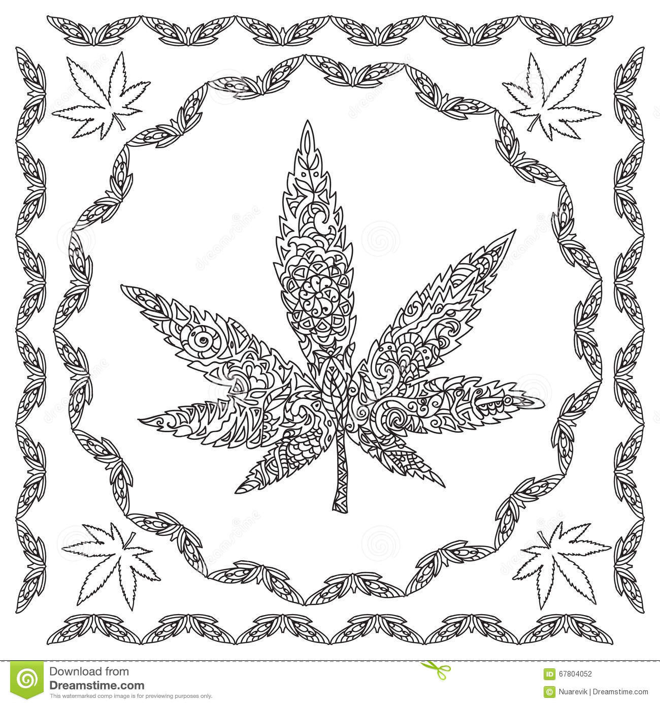 Marijuana Coloring Pages For Adults
 Cannabis coloring Download Cannabis coloring