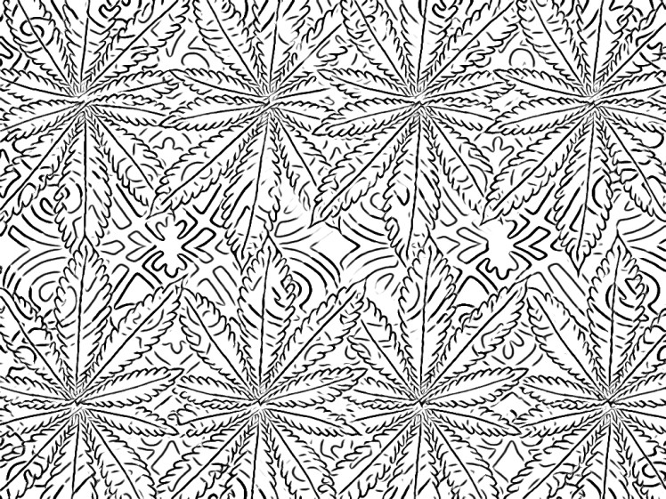 Marijuana Coloring Pages For Adults
 Cannabis coloring Download Cannabis coloring
