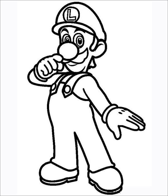 Mario Bros Coloring Pages
 Mario Coloring Pages Free Coloring Pages