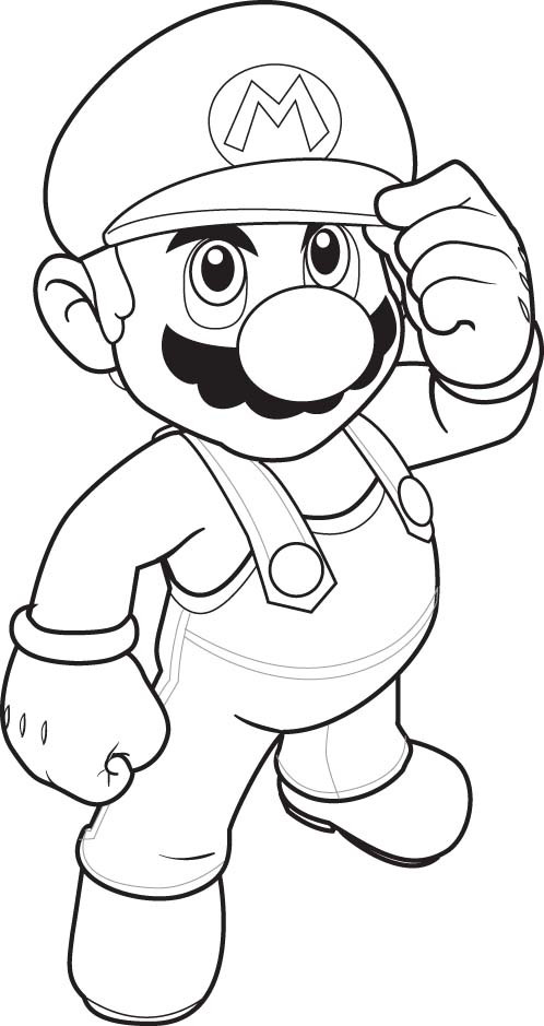Mario Bros Coloring Pages
 9 Free Mario Bros Coloring Pages for Kids Disney