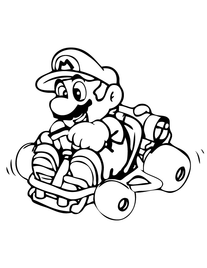 Mario Coloring Book
 Mario Kart Coloring Pages Best Coloring Pages For Kids