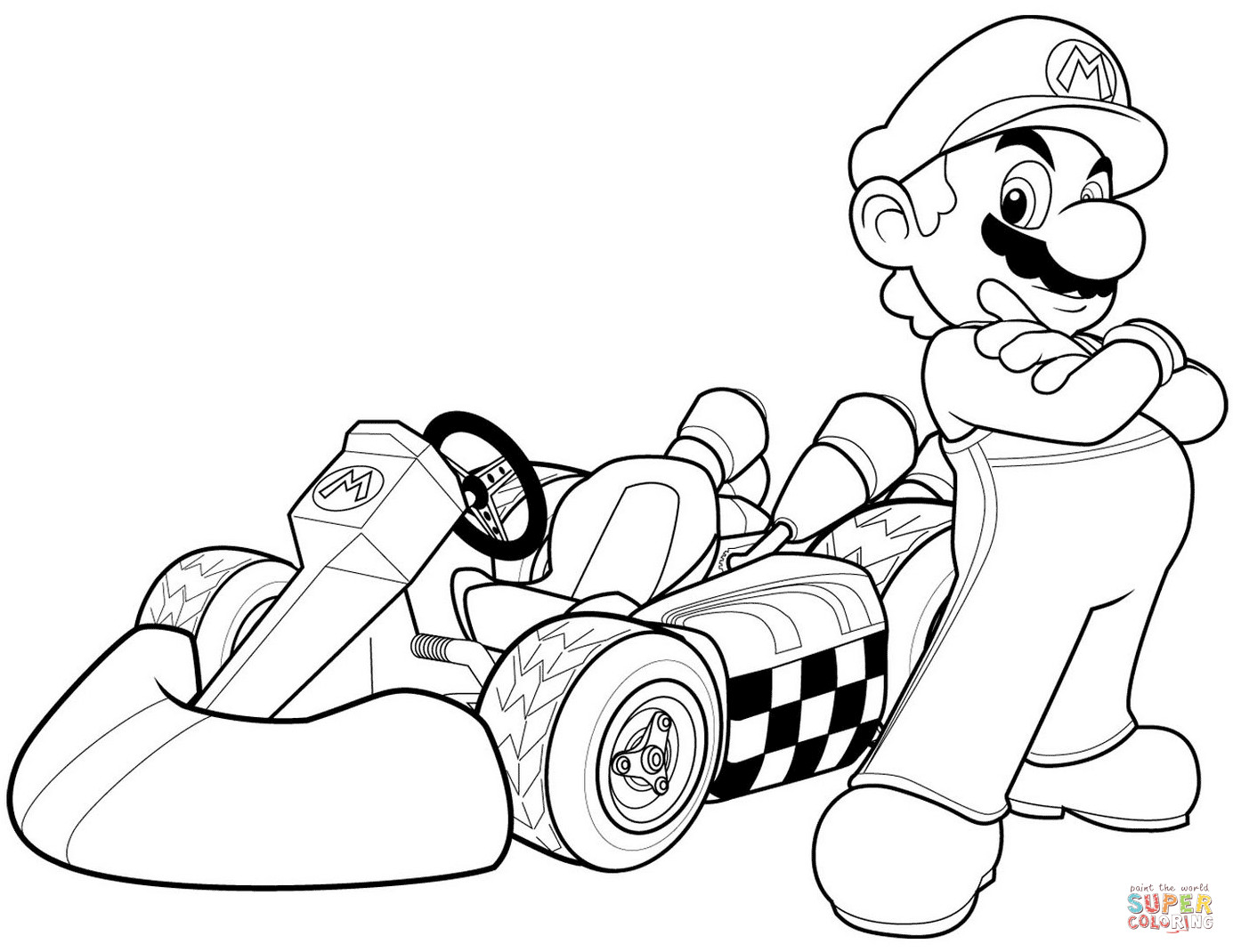 Mario Coloring Pages For Boys
 Super Mario Characters Coloring Pages
