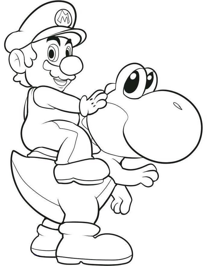 Mario Coloring Pages For Boys
 Free Printable Mario Coloring Pages For Kids