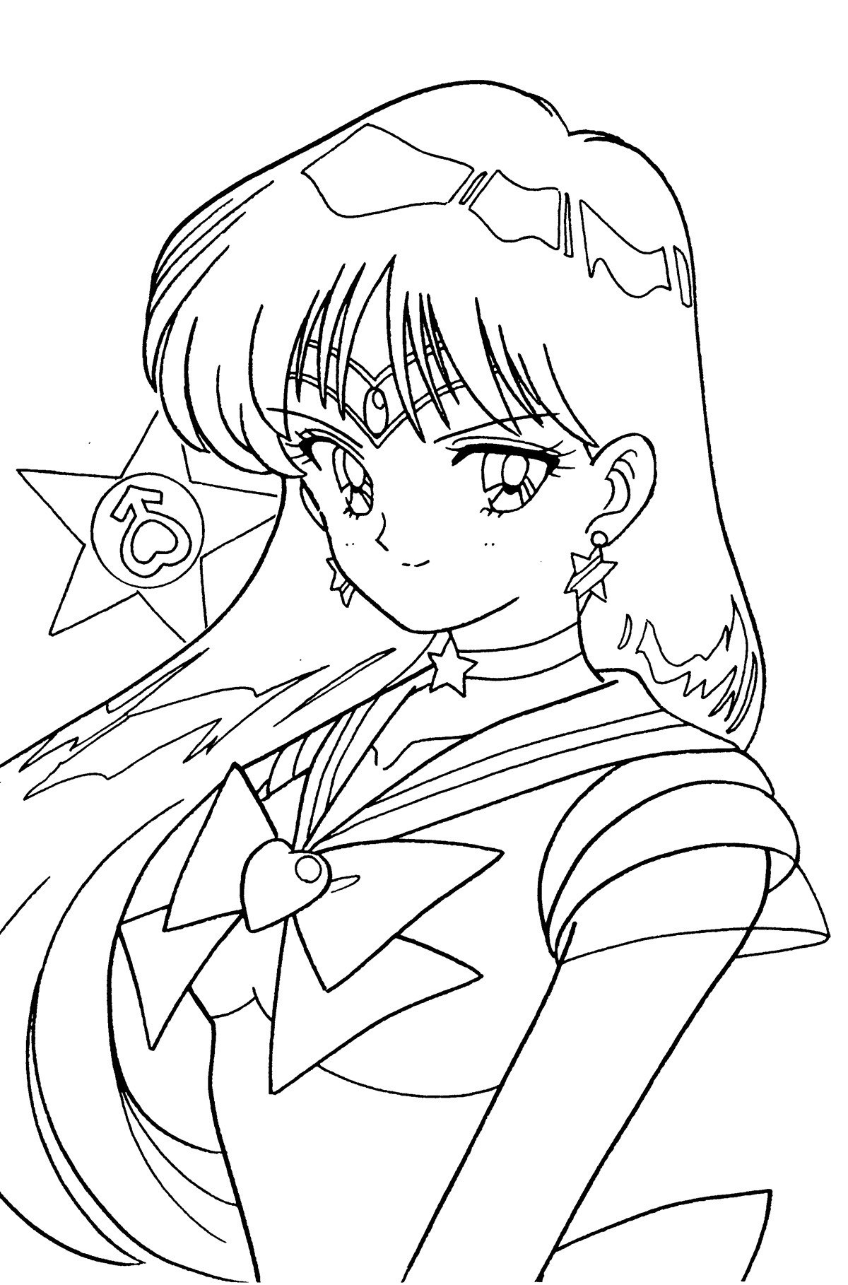 Mars Coloring Pages
 Sailor Moon Coloring Pages coloringsuite