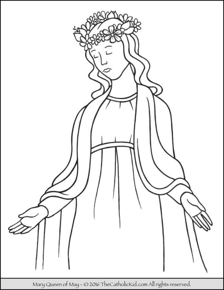 Mary Coloring Pages
 The Catholic Kid Catholic Coloring Pages and Games for