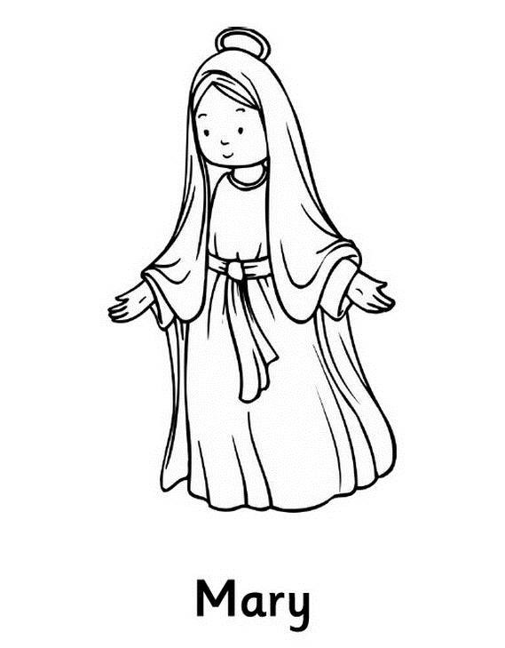 Mary Coloring Pages
 The Assumption of Blessed Virgin Mary Glorious Mysteries