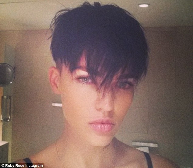 Masculine Haircuts For Females
 Ruby Rose reveals that she had longed to undergo a female