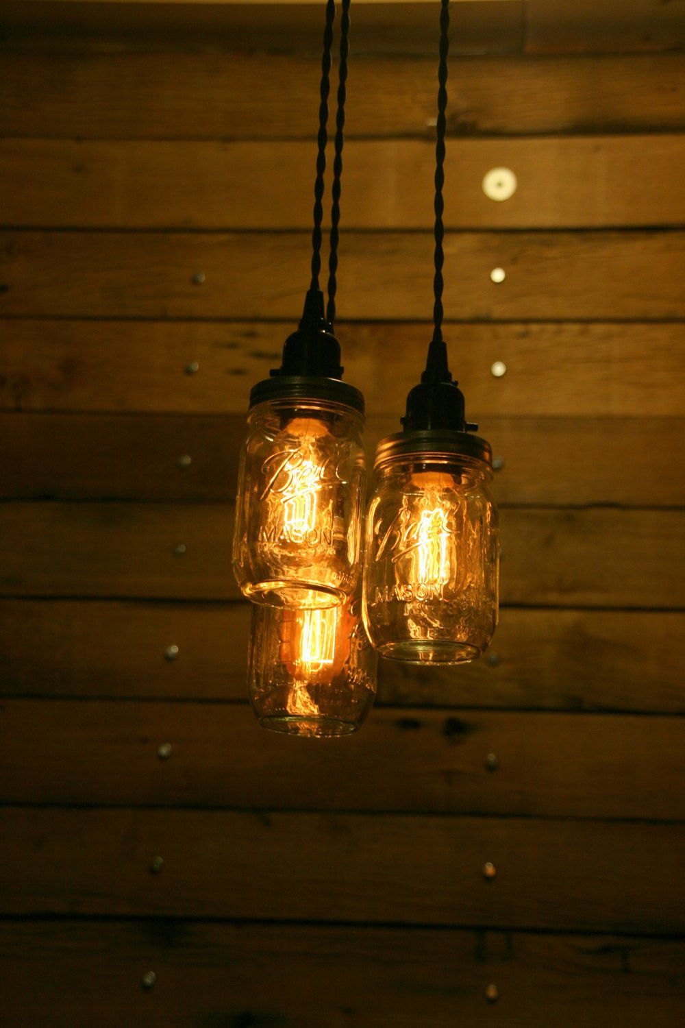 Best ideas about Mason Jar Lighting
. Save or Pin ON SALE 3 Pint Jar Pendant Light Mason Jar Chandelier Light Now.
