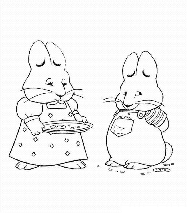 Max And Ruby Coloring Pages
 Free Printable Max and Ruby Coloring Pages For Kids