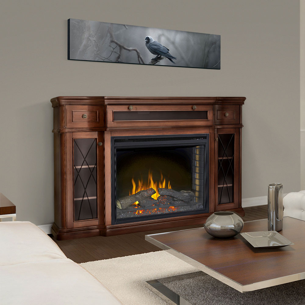 Best ideas about Media Fireplace Consoles
. Save or Pin Colbert Electric Fireplace Media Console in Antique Now.