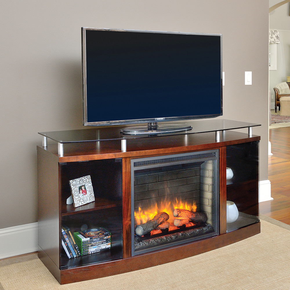 Best ideas about Media Fireplace Consoles
. Save or Pin Venture Electric Fireplace Media Console in Mahogany Now.