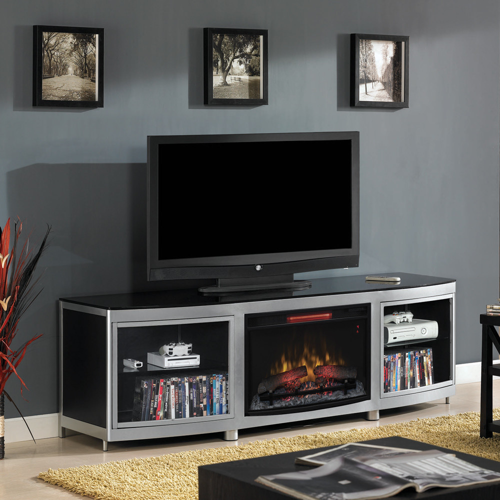 Best ideas about Media Fireplace Consoles
. Save or Pin Gotham Infrared Electric Fireplace Media Console in Black Now.