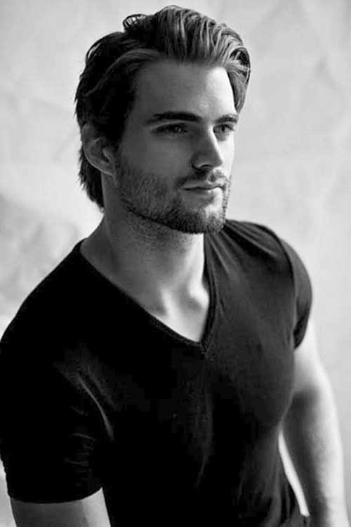 Medium Hairstyle Men
 35 Mens Medium Hairstyles 2015