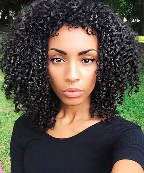 Medium Length Natural Hairstyles
 Natural hairstyles for African American women and girls