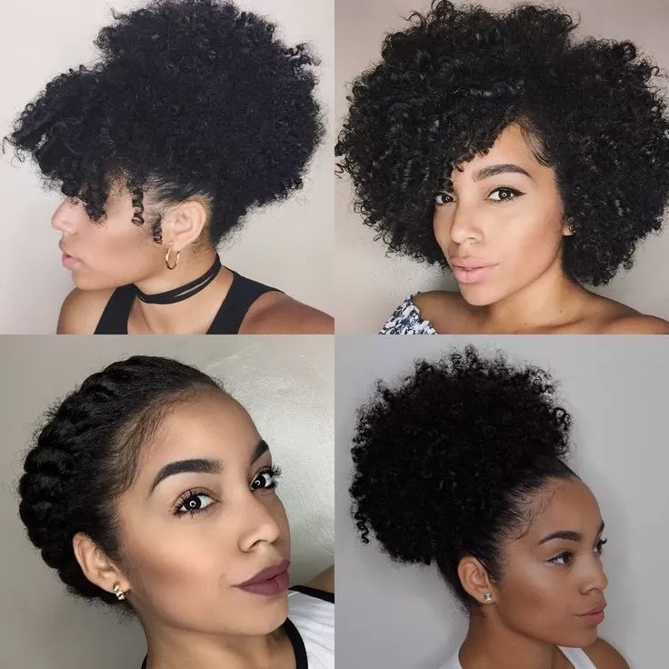 Medium Length Natural Hairstyles
 Protective natural hairstyles for medium length hair NAIJA NG