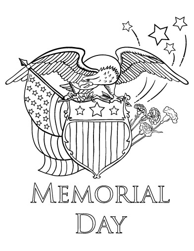 Memorial Day Coloring Pages Printable
 Printable Memorial Day coloring page Free PDF at