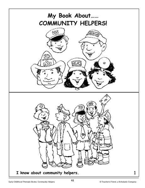 Memory Community Helpers Free To Printable Coloring Pages
 All Worksheets munity Places Worksheets Printable