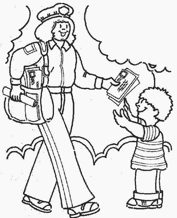 Memory Community Helpers Free To Printable Coloring Pages
 Free Printable munity Helper Coloring Pages For Kids