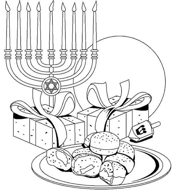 Menorah Coloring Pages
 Free Printable Hanukkah Coloring Pages for Kids Best