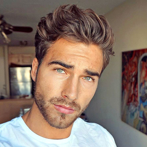 Mens Messy Hairstyles 2019
 Brushed Up Hairstyle