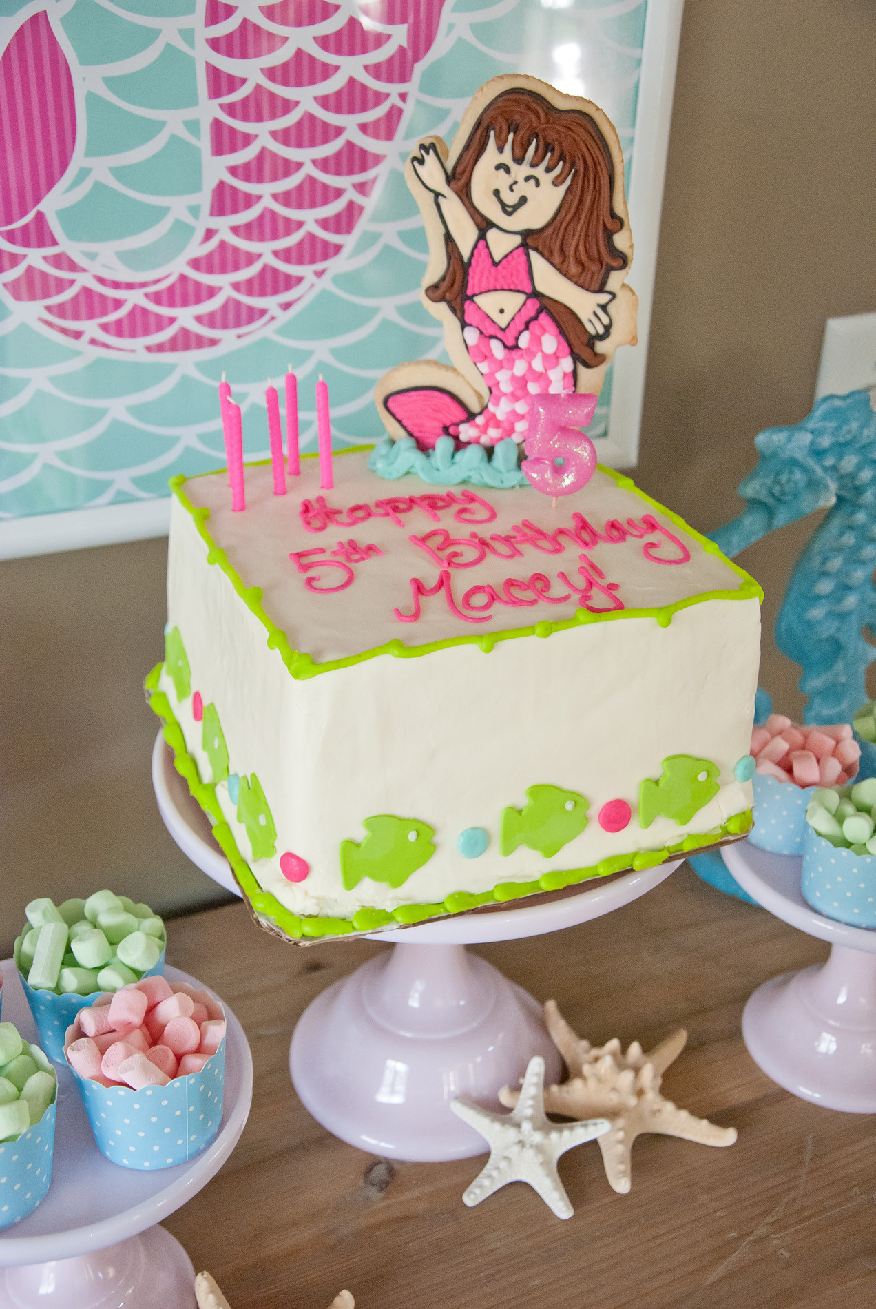 Mermaid Birthday Party
 A Dreamy Mermaid Birthday Party Anders Ruff Custom