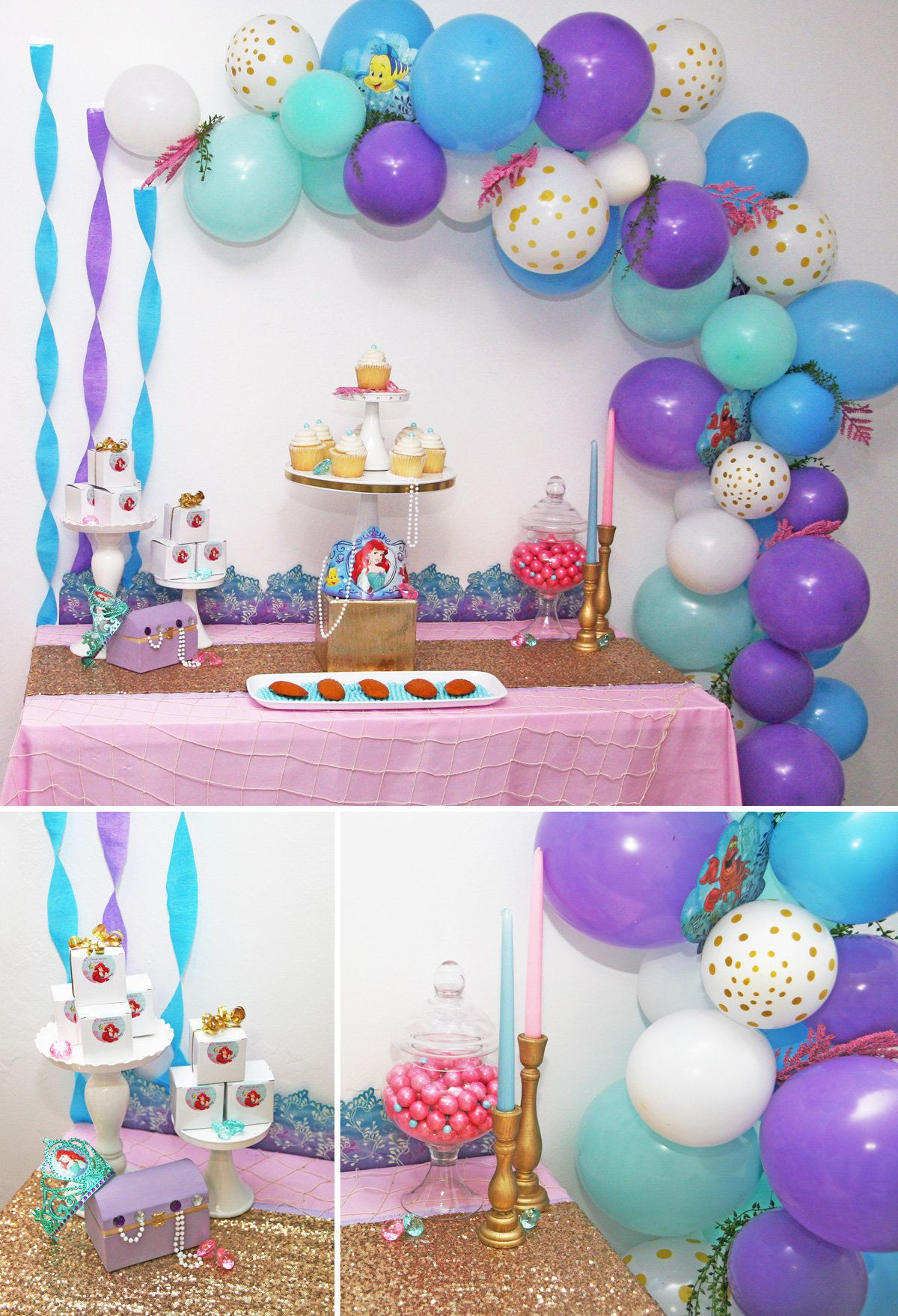 Mermaid Birthday Party
 Little Mermaid Party Ideas