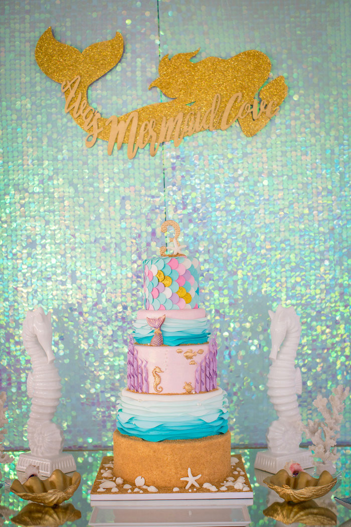 Mermaid Birthday Party
 Kara s Party Ideas Mermaid Cove Birthday Party