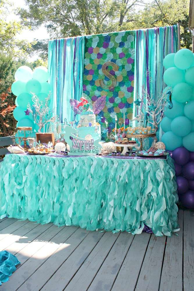 Best ideas about Mermaid Themed Birthday Party
. Save or Pin Mermaids Ariel pirates Birthday Party Ideas Now.