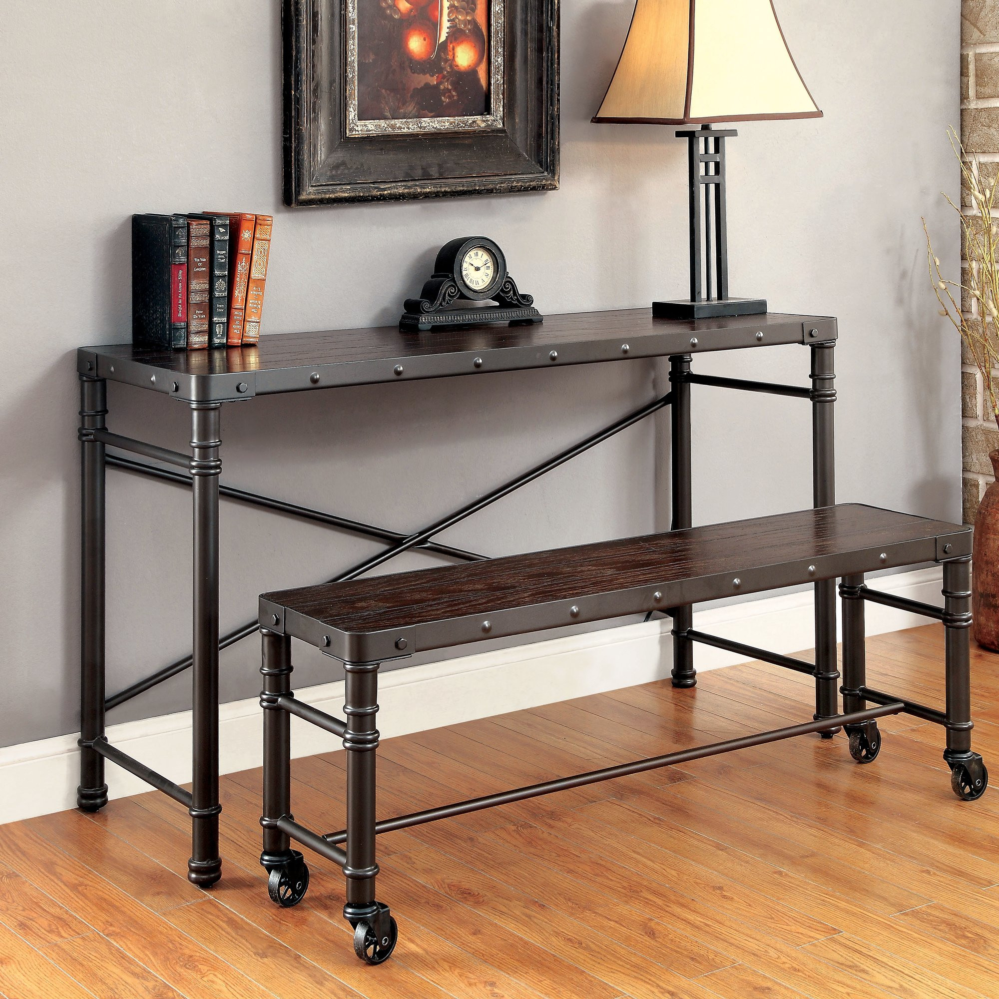 Best ideas about Metal Entryway Bench
. Save or Pin Trent Austin Design Zane Metal Wood Entryway Bench Now.