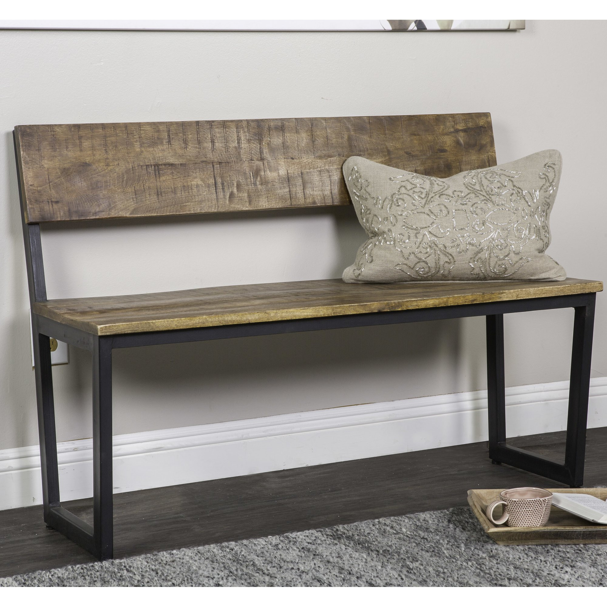 Best ideas about Metal Entryway Bench
. Save or Pin Laurel Foundry Modern Farmhouse Glenna Wood Metal Entryway Now.