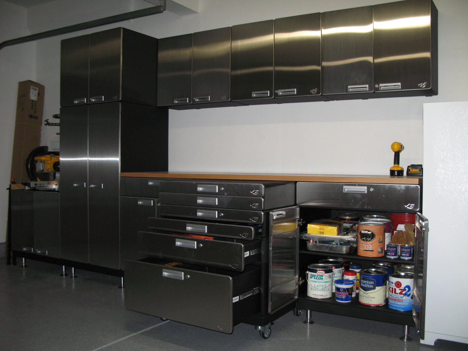 Best ideas about Metal Garage Storage Cabinets
. Save or Pin Black Metal Storage Cabinet With Doors And Drawers Also Now.