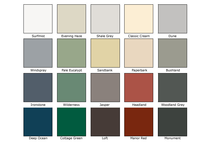 Best ideas about Metro Paint Colors
. Save or Pin Colorbond Roofing Colours & Colour Selector CD Demo Now.