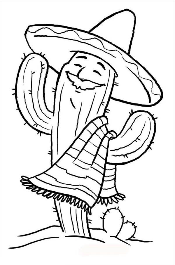Mexico Coloring Pages
 Mexican Hat Coloring Page Coloring Home