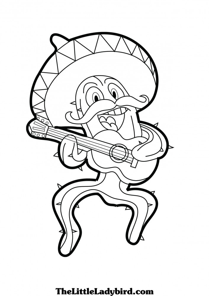 Mexico Coloring Pages
 Mexican Coloring Pages For Kids AZ Coloring Pages