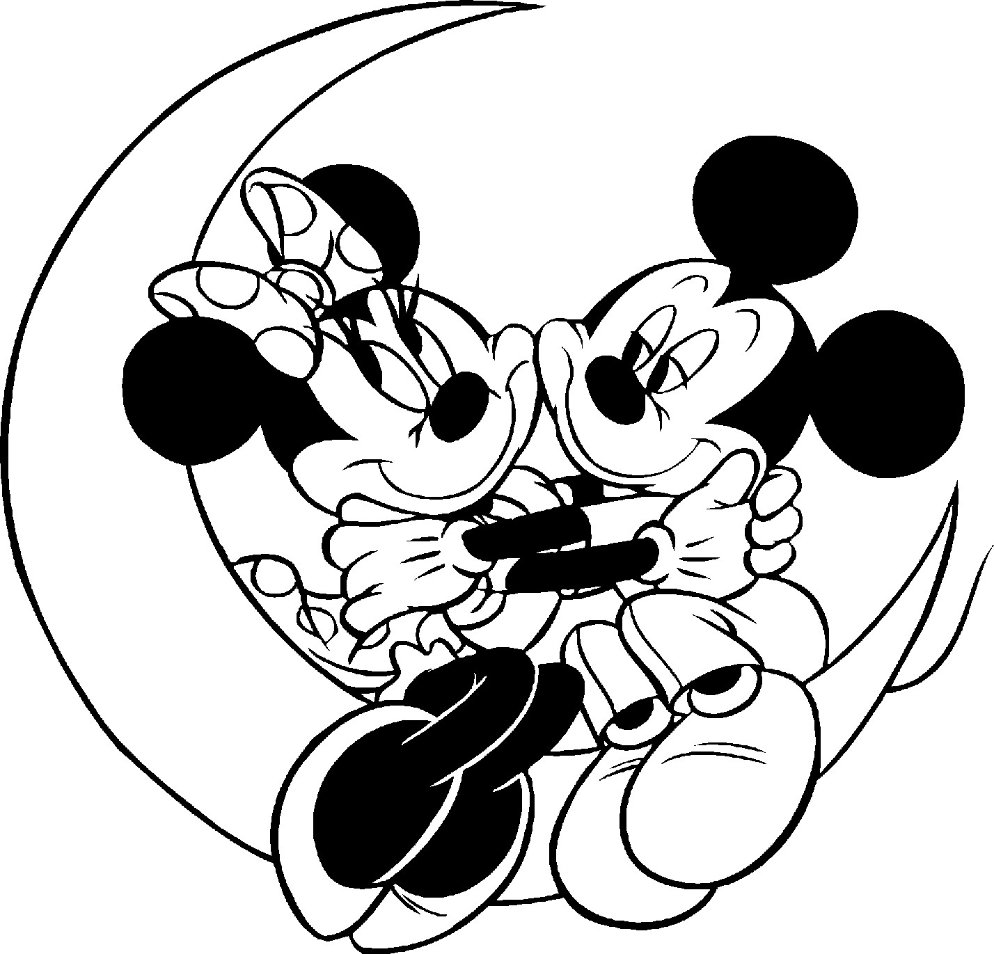 Mickey And Minnie Mouse Coloring Pages
 Minnie Mouse Coloring Pages To Print For Free