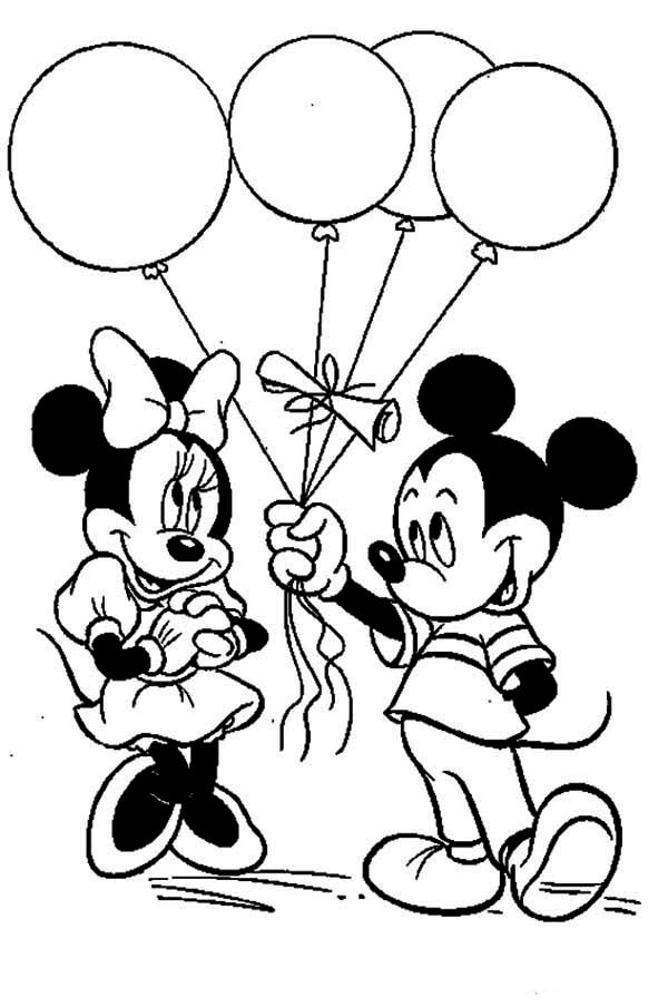 Mickey And Minnie Mouse Coloring Pages
 Minnie Mouse Coloring Pages